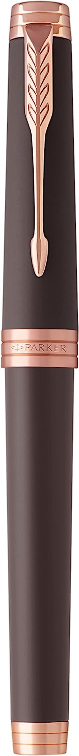 Parker Premier Soft Brown With Pink Gold Trim Fountain Pen