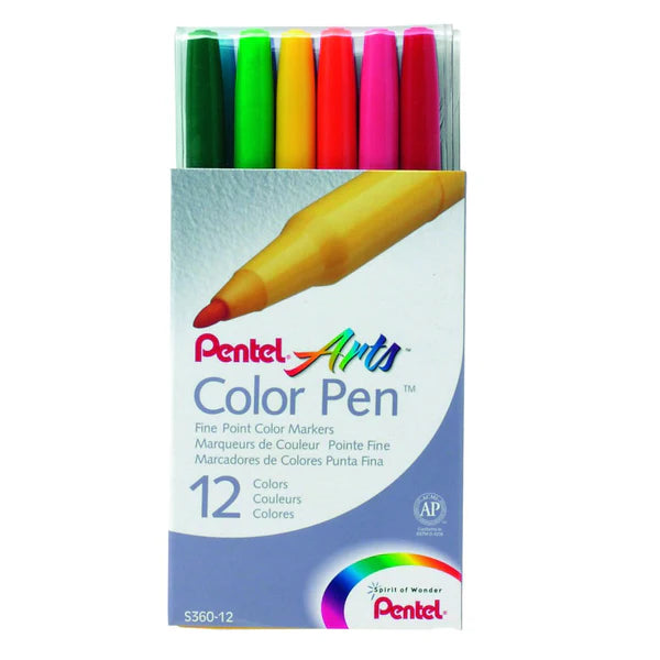 Pentel Arts Color Pen Marker Set