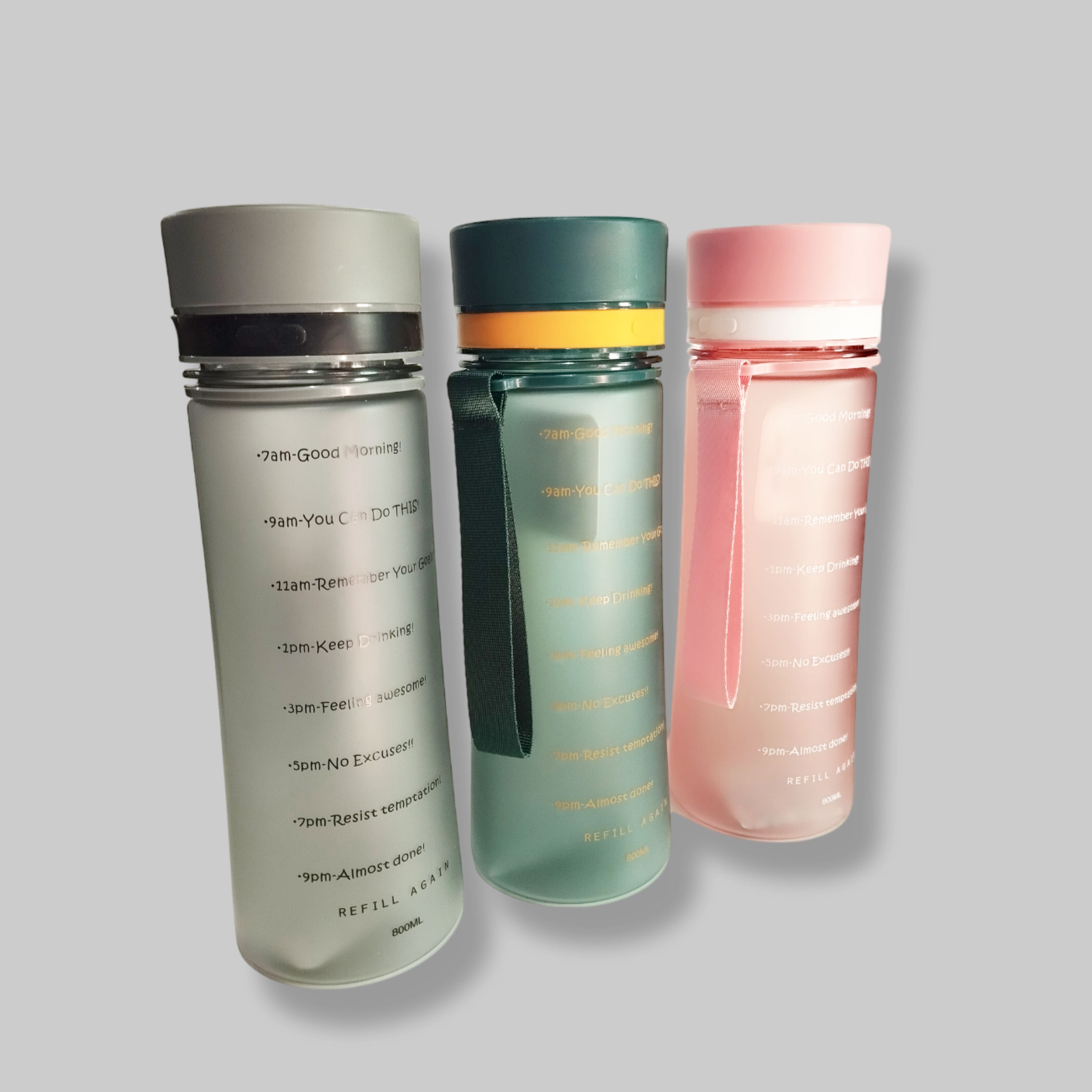 Portable Plastic Sports Water Bottle 800ml