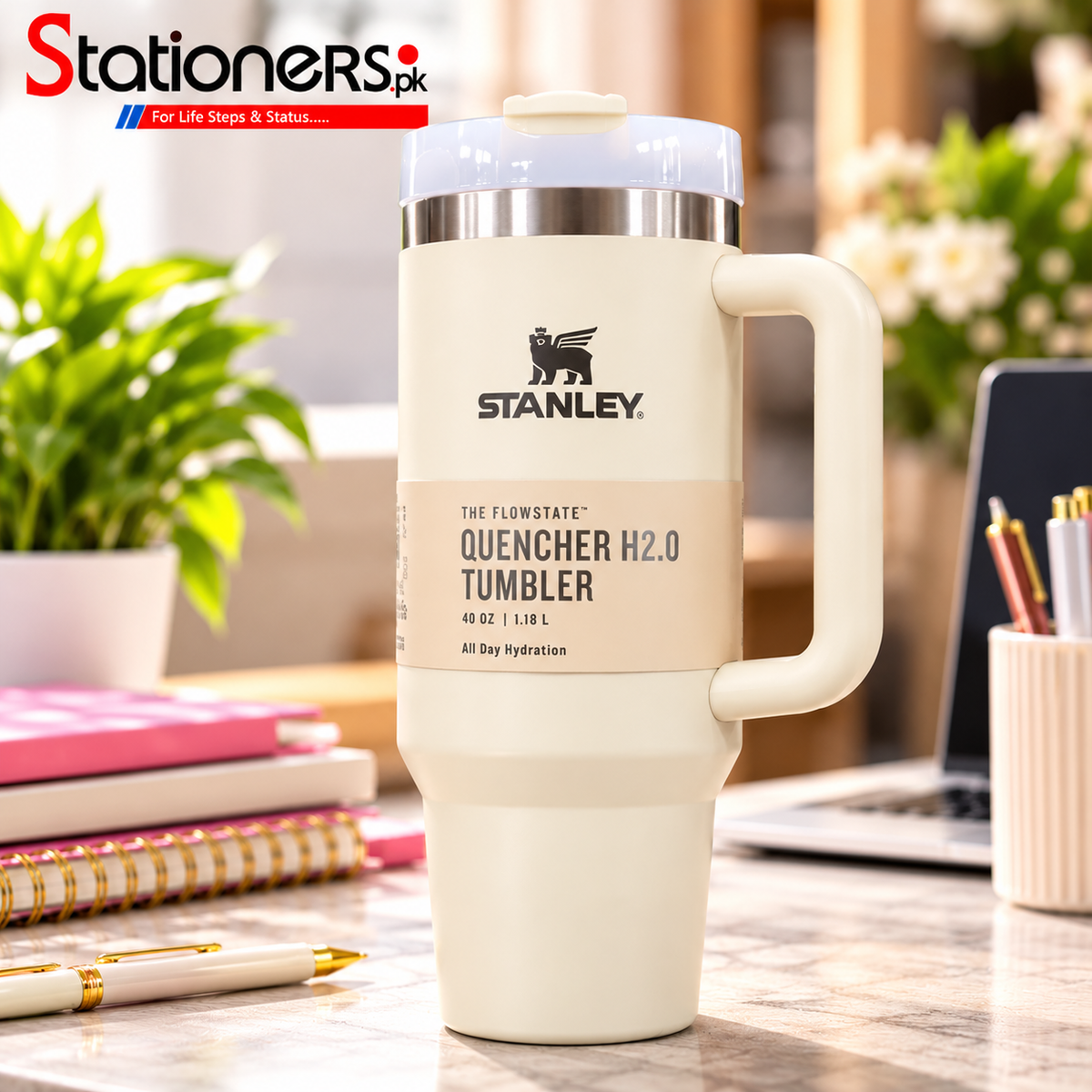 Stanley Quencher H2.0 Tumbler with Handle – Available in 4 Colours
