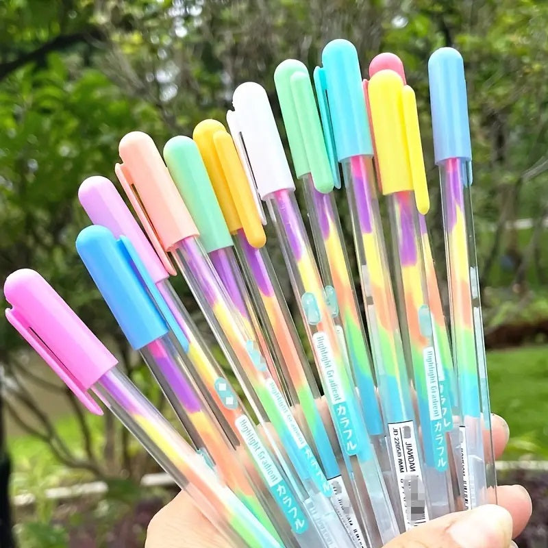 Buy Now Rainbow Colors Glitter Gel Pen