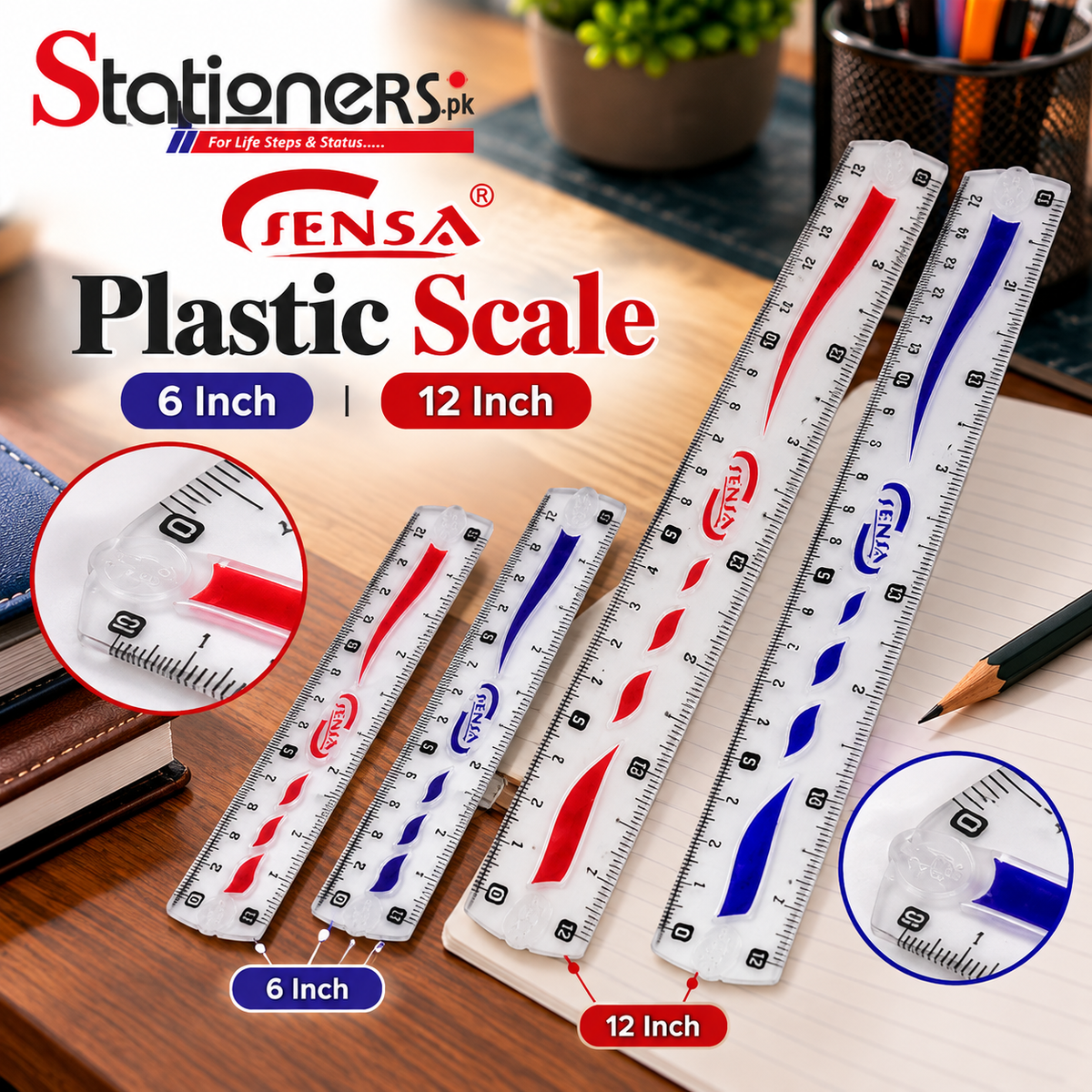 Sensa Plastic Ruler