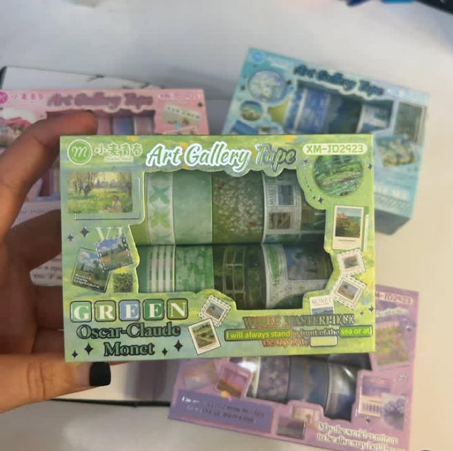 Washi Tape Art Gallery Set of 12(Multicolour)