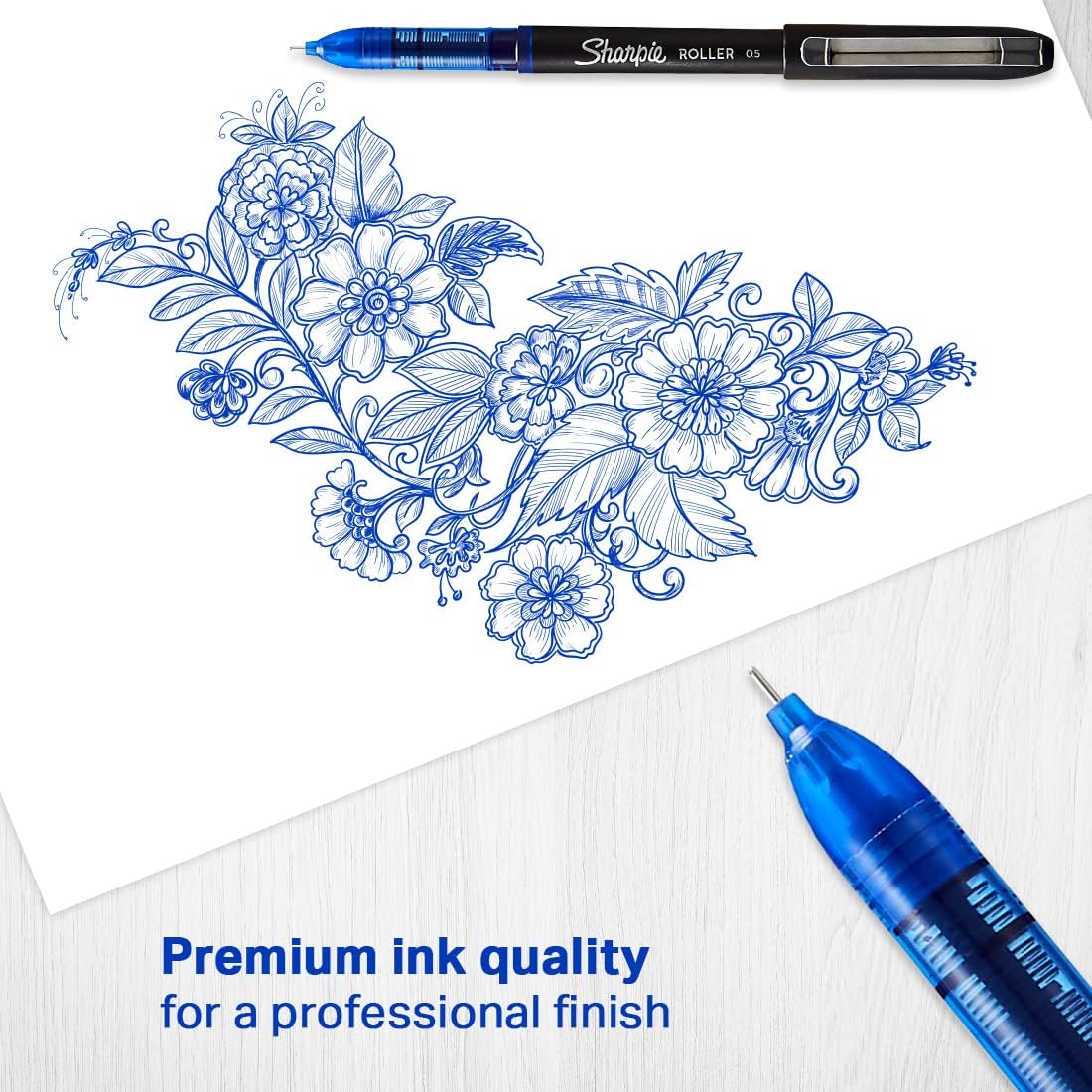 Sharpie Blue Roller Ball Pen (2093199) Single Piece