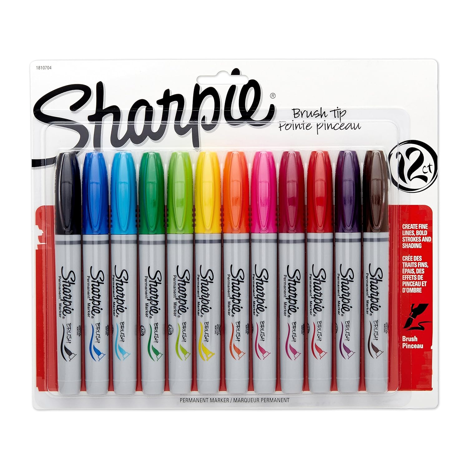 Buy Now Sharpie Brush Tip Permanent Markers