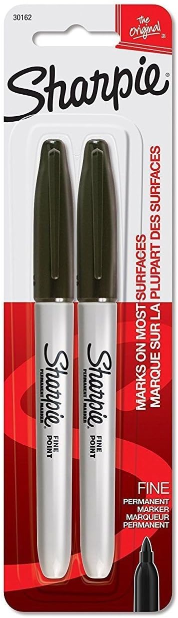 Sharpie Fine Point Permanent Markers Pack of 2 30162