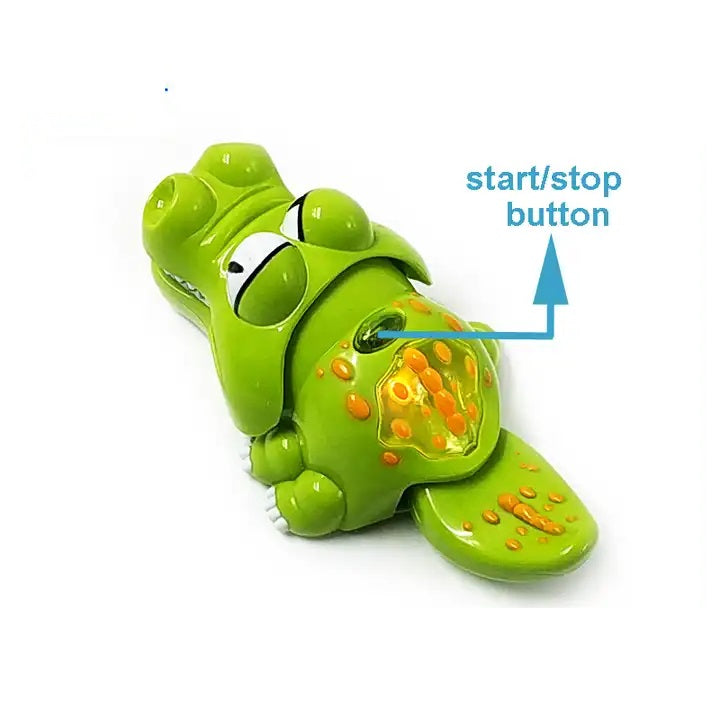 Sound and Light Effects Battery Operated Laser Gun Control Crocodile Toy