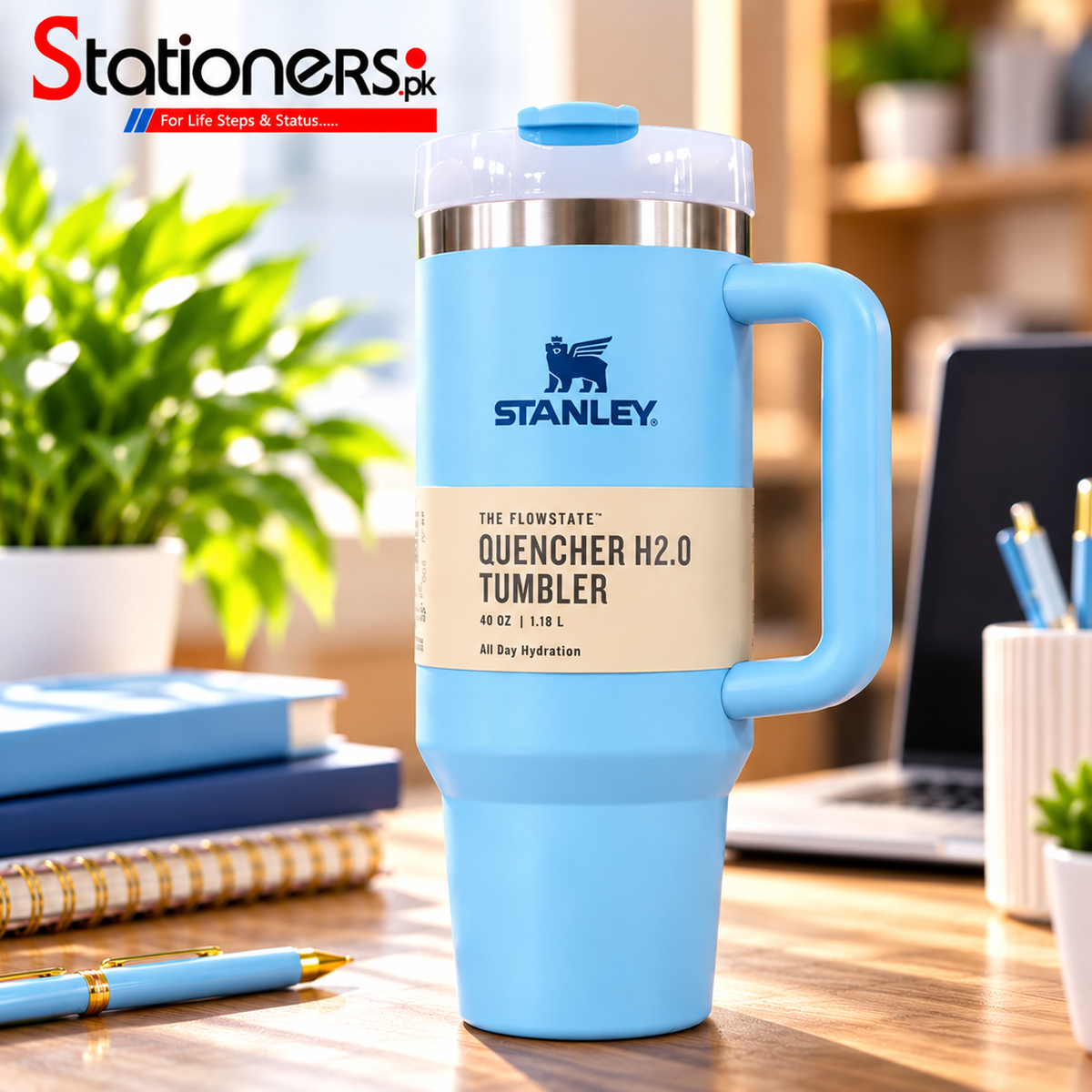 Stanley Quencher H2.0 Tumbler with Handle – Available in 4 Colours