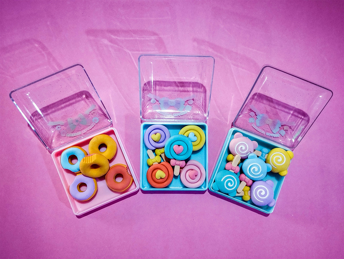 Sweets Candy Eraser for Kids 5Pcs Set