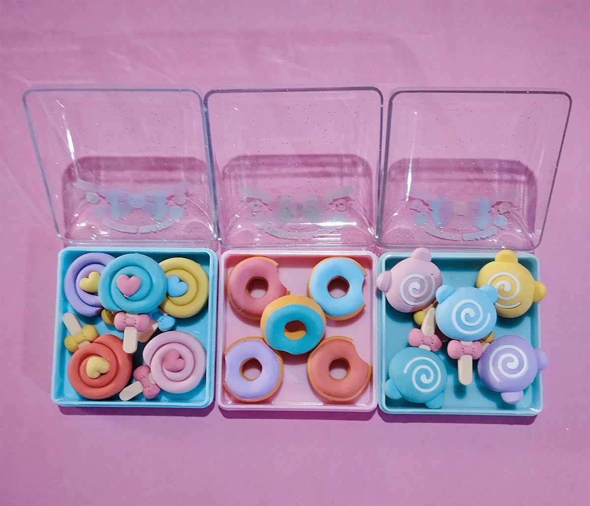 Sweets Candy Eraser 5Pcs Set