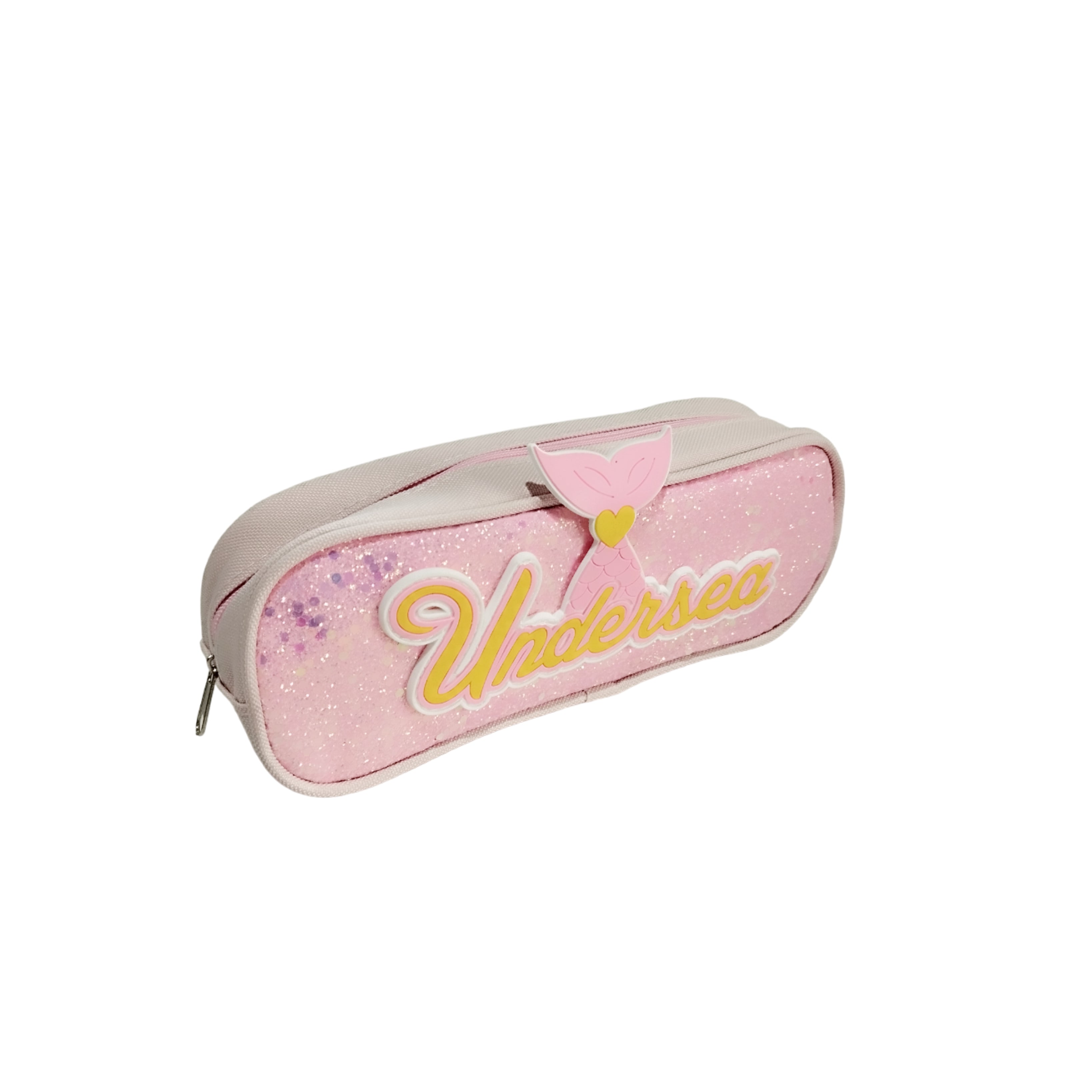 Undersea Mermaid Glitter Geometry Pouch for Girls