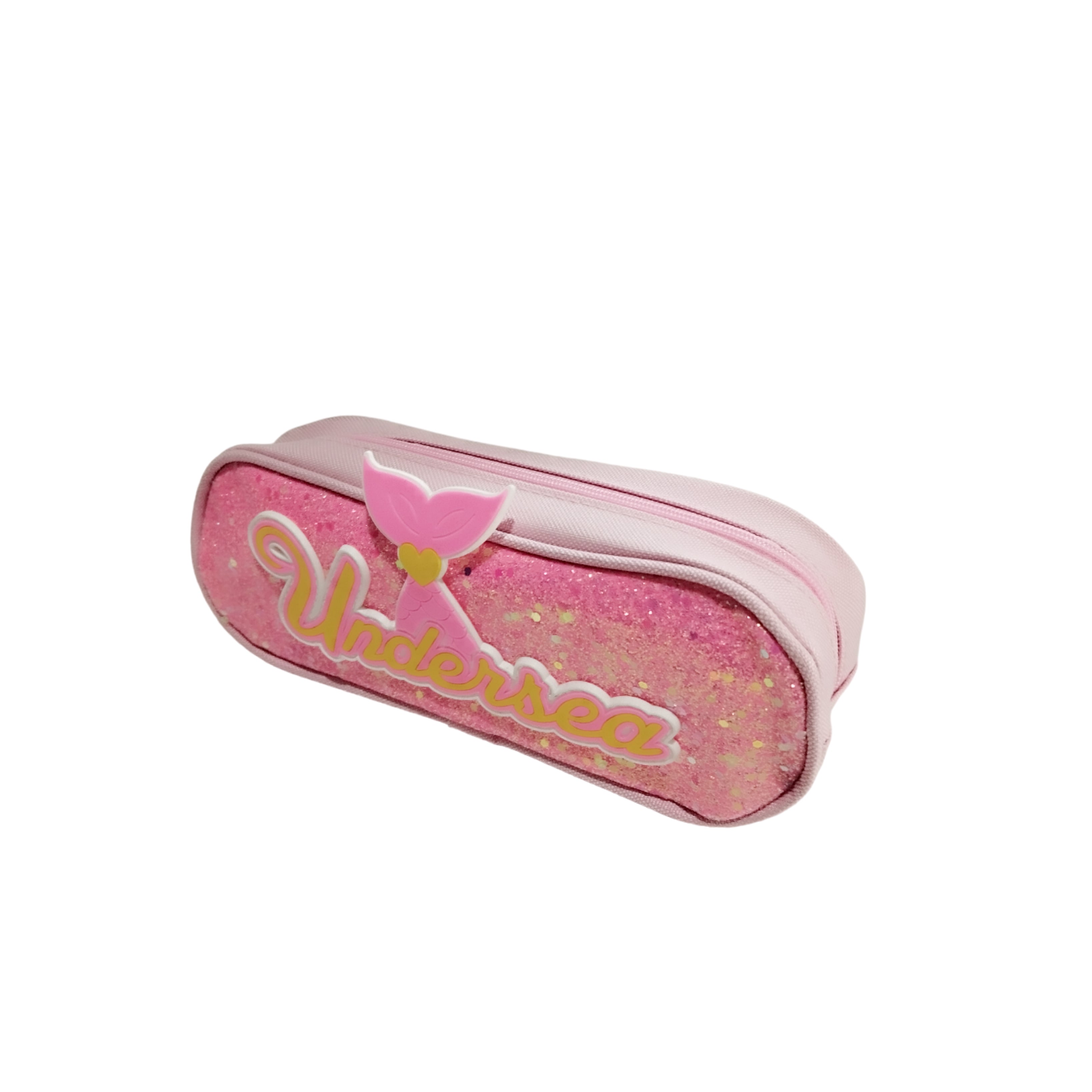 Undersea Mermaid Glitter Geometry Pouch for Girls