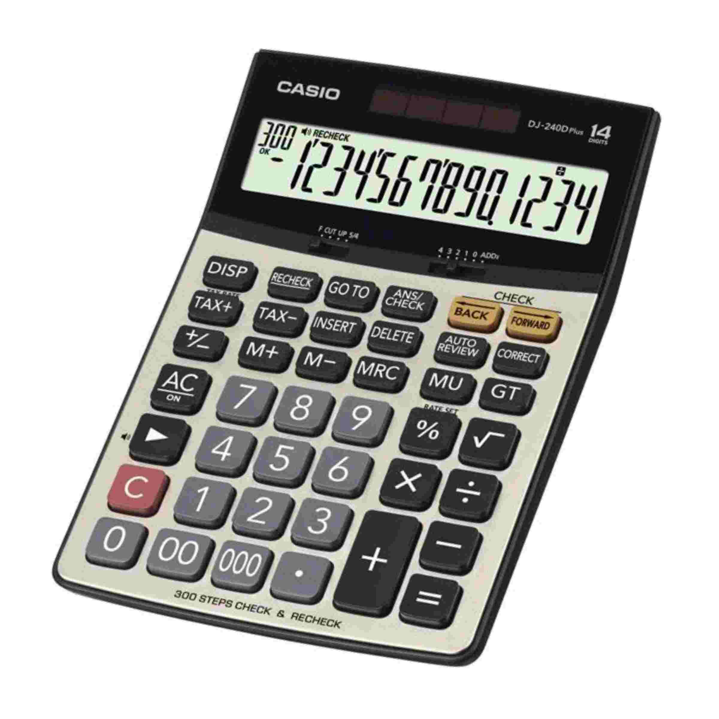 Casio Original Check & Recheck Calculator Dj-240D Plus