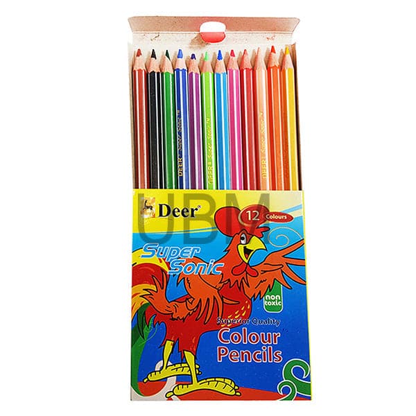 Deer Color pencils Hlaf