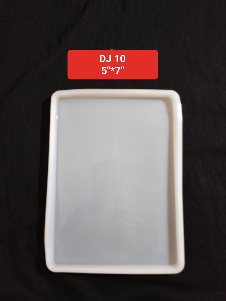 Square Shape Epoxy Mold DIY Resin Silicone Mold 5''*7''