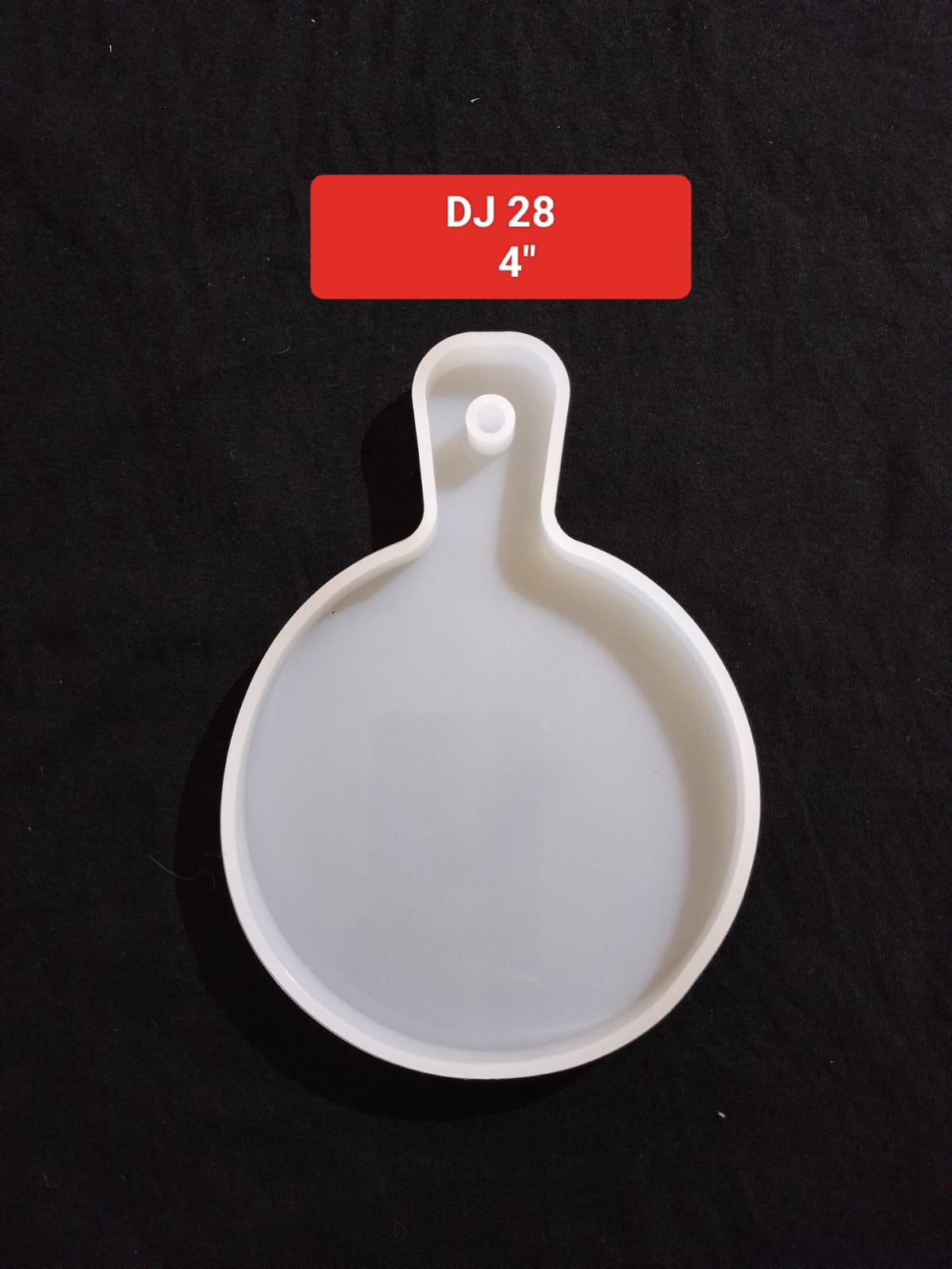 Small Square Round Handle Silicone Mold 4''