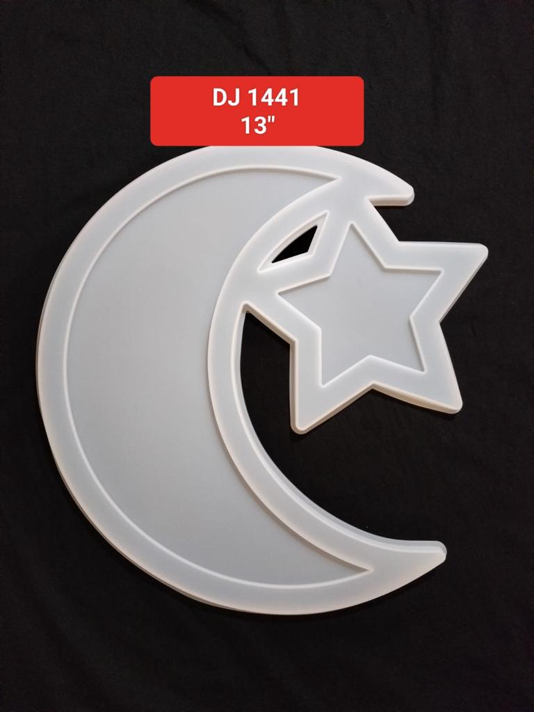 Moon Star Tray Resin Molds, Large Tray Resin Molds 13''
