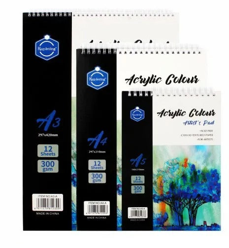 Keep Smiling Artist Acrylic Color Pad