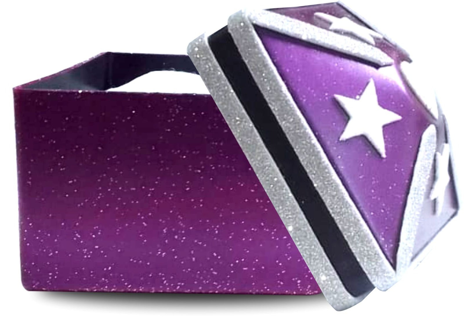 BUY 1 GET ONE FREE Fancy Plastic Gift Box with Secure 4-Corner Design – Perfect for Sweets, Jewelry, and Favors