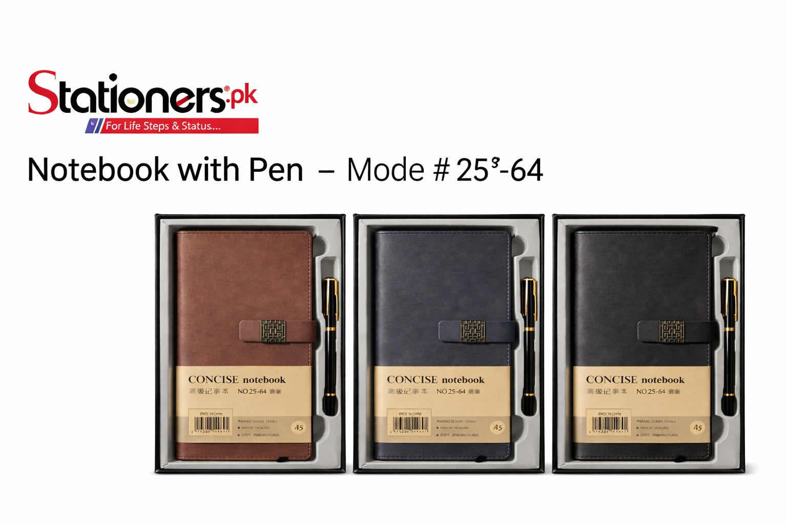 Notebook with Pen – Model #25-64