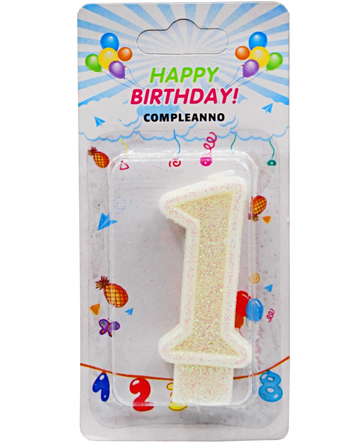 Number Birthday Cake Candle