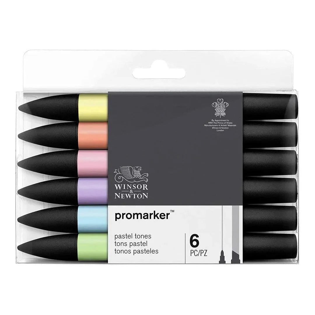 Sale Winsor & Newton Pro marker, Pastel Tones Set of 6