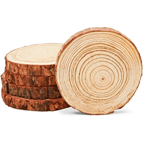 Wooden Slice Round 3inches Pack of 2