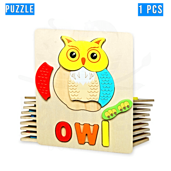 Wooden Toddler Puzzles for Kids Single Piece