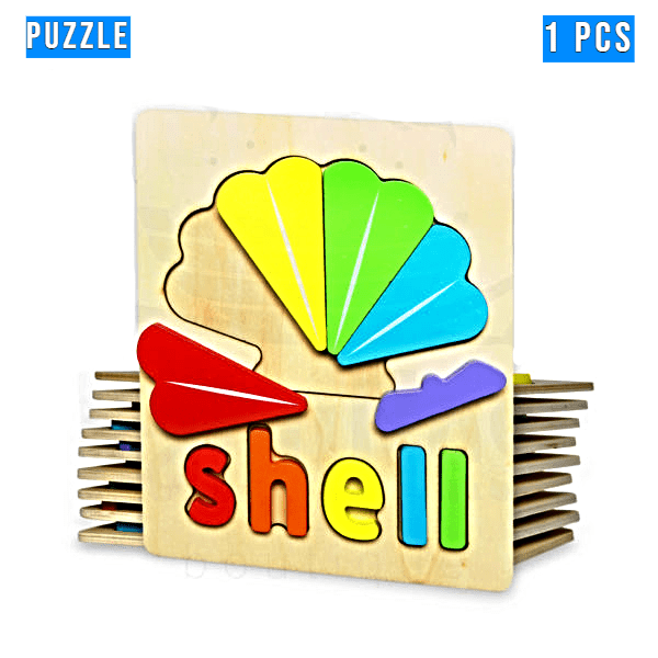 Wooden Toddler Puzzles for Kids Single Piece