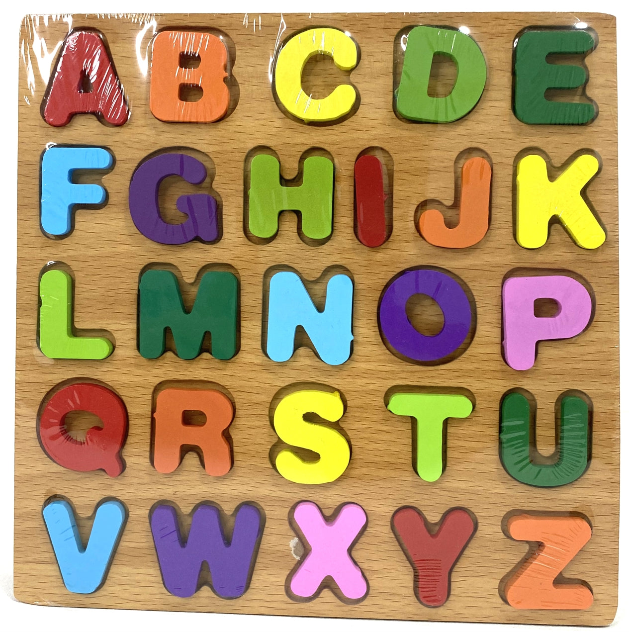 Wooden Toy ABC #107 (Brown Plate)