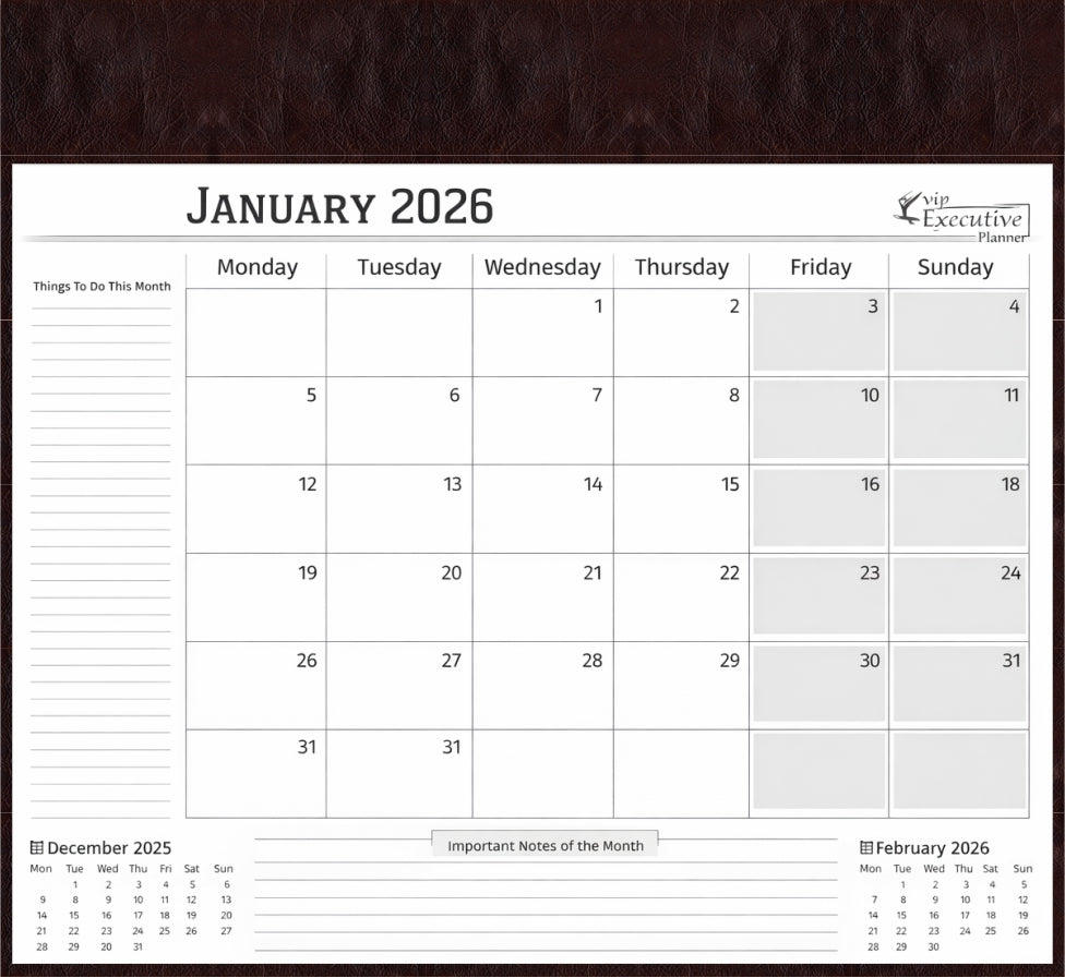 Table Planner Rexin Base