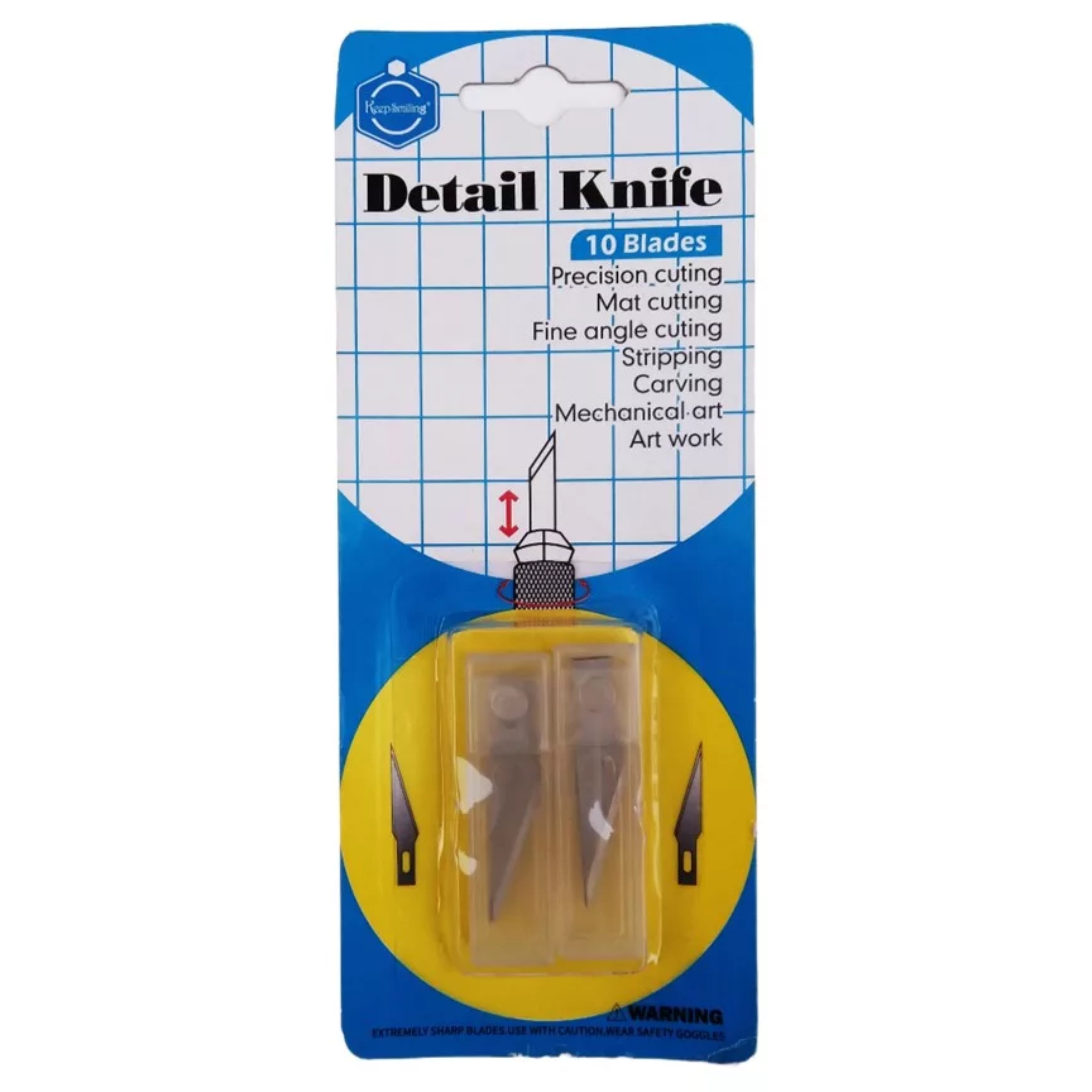 Detail Knife Cutter Blade (10Pcs) - keep smiling