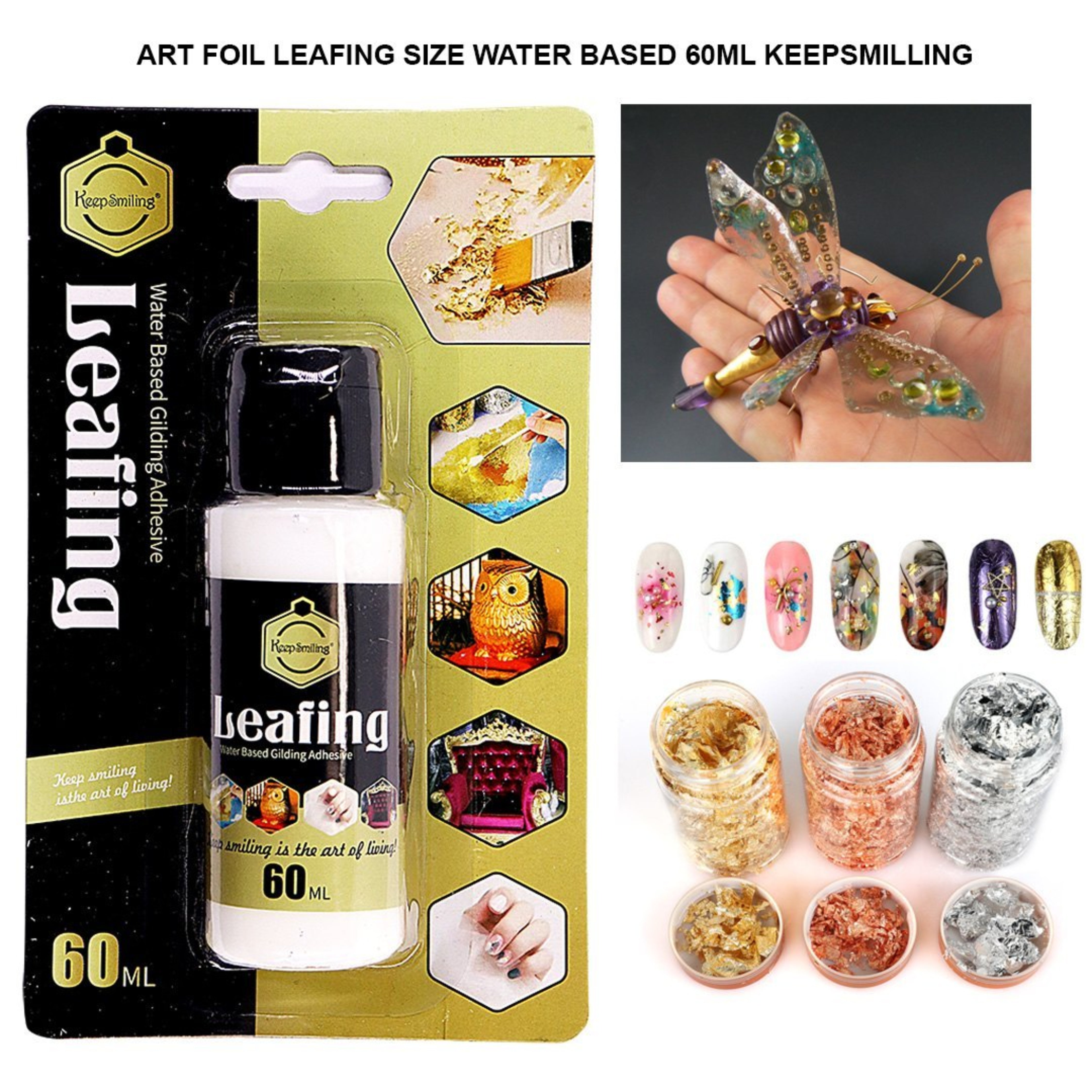 Leafing Glue 60ml - JS 0001 Keep Smiling