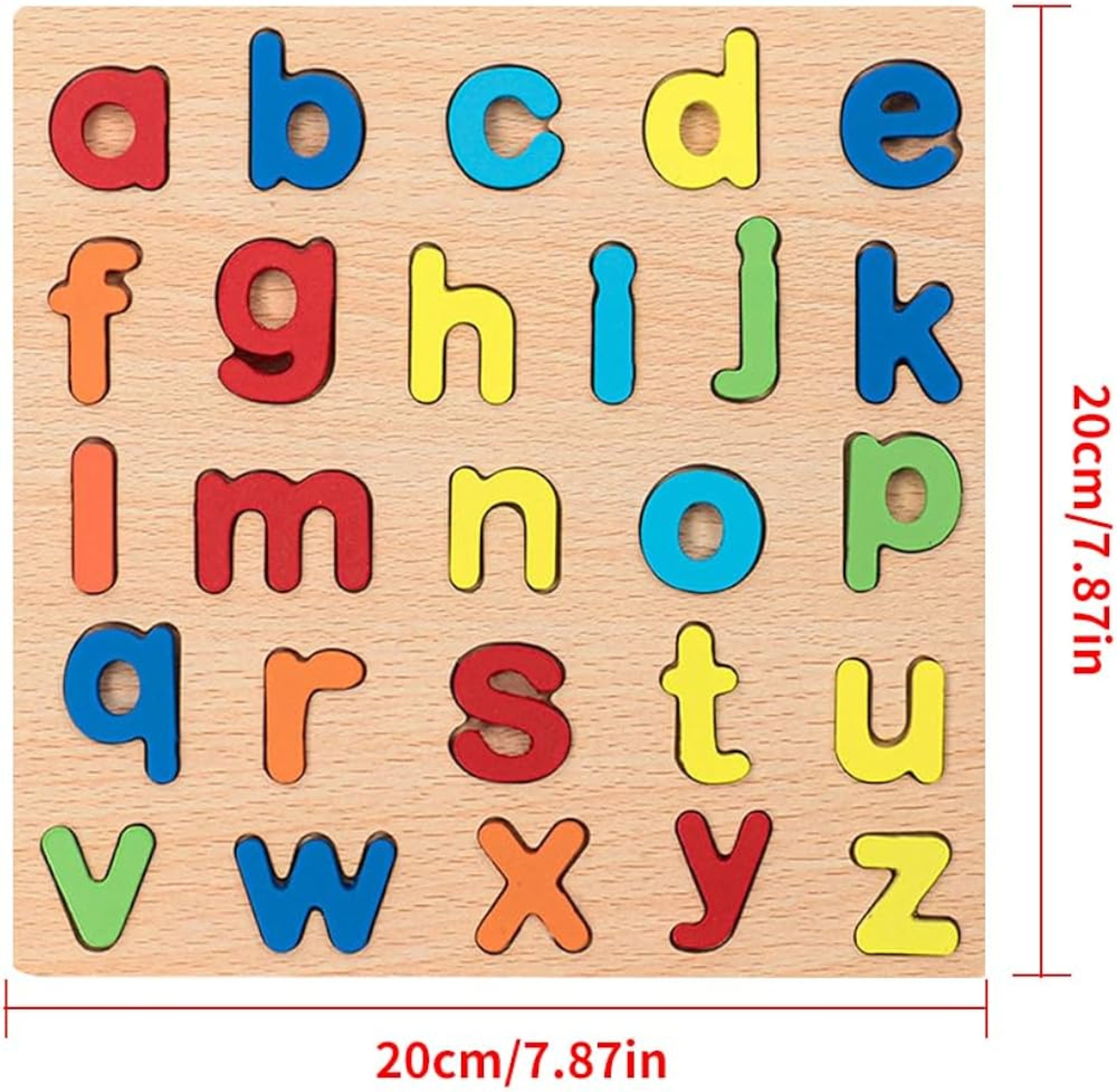 Wooden Toy Small abc (Small Plate)