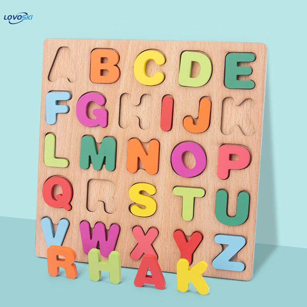 Wooden Toy Small abc (Small Plate)