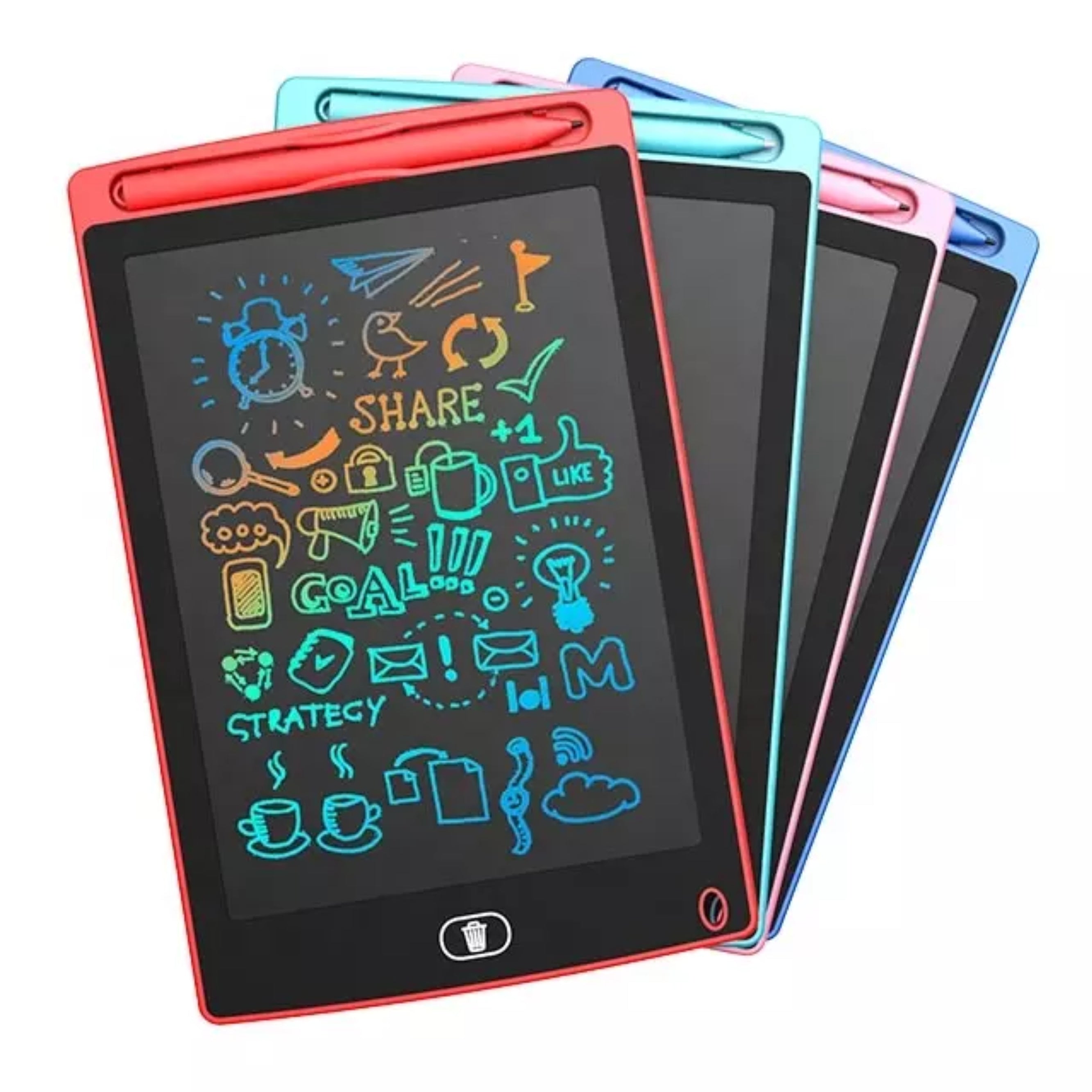 Lcd Writing Tablet 12'' - Multicolr Colour