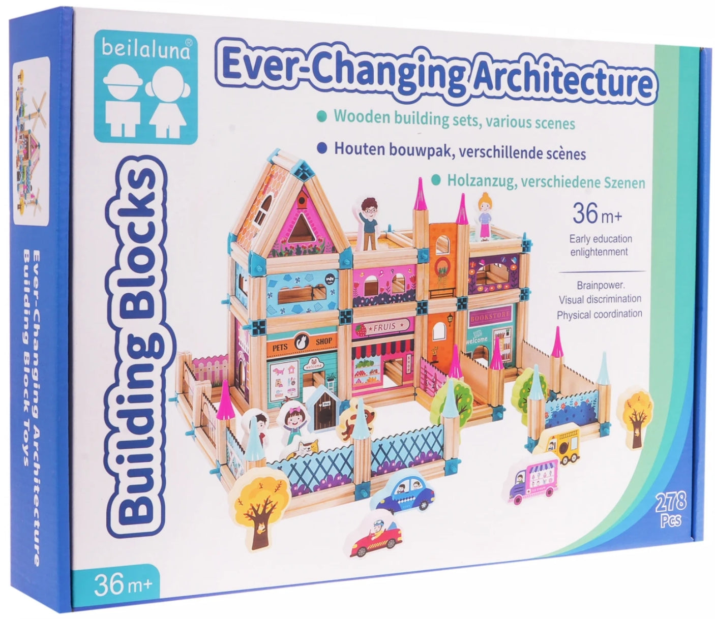 Building Blocks Toys 278pcs No.3805 - Beilaluna - wooden toys