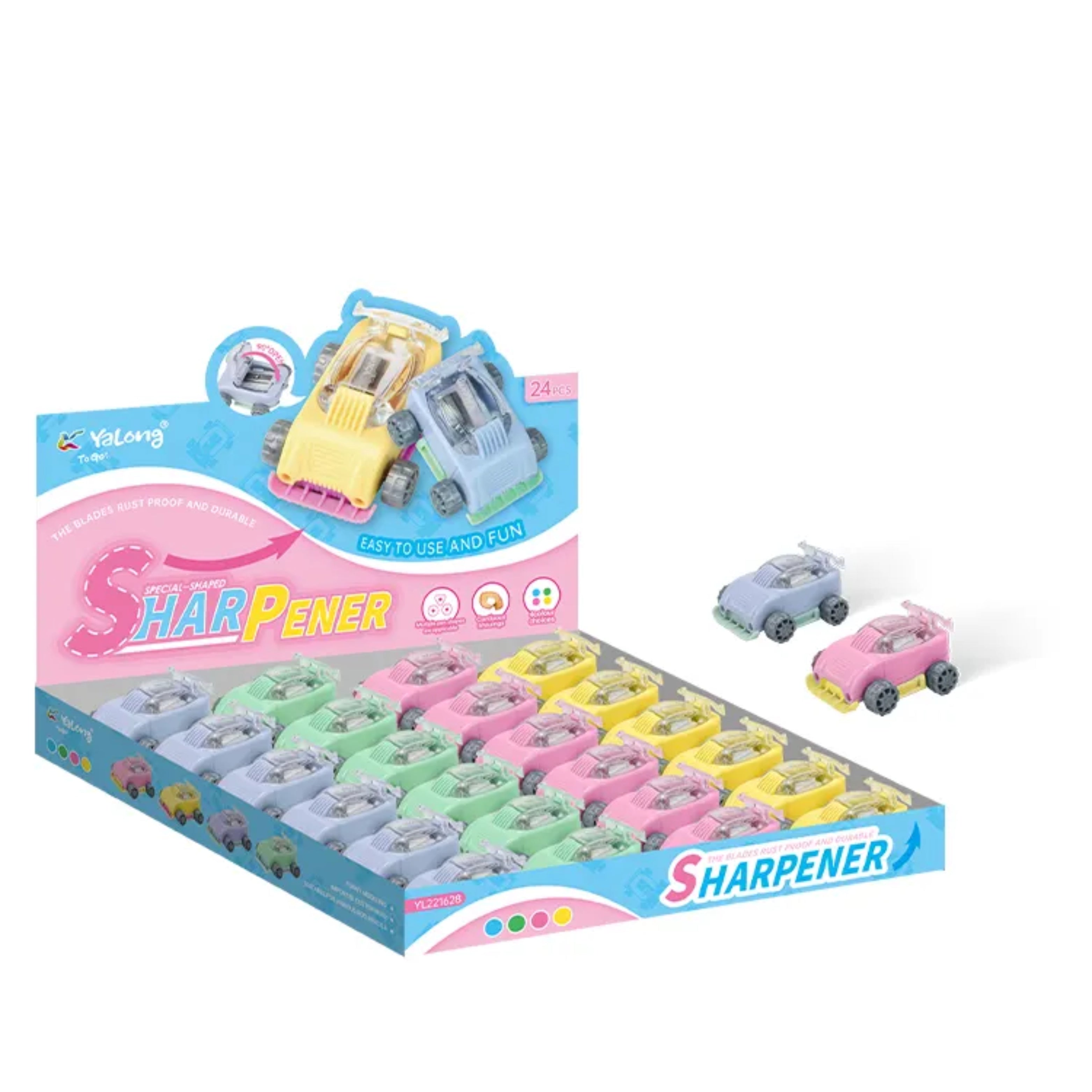 Sharpner Fancy Car Yelong - YL221628 - Multicolour
