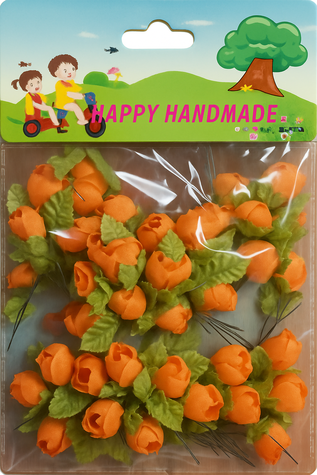 Foaming Glitters Sticker Flower ( Multicolor )