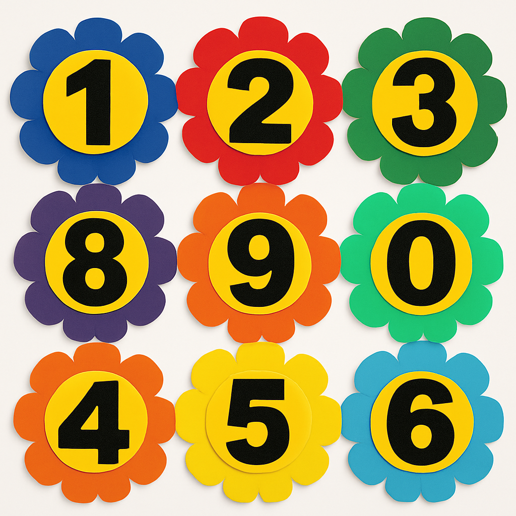 Foaming Counting  Flower (Circle) 123