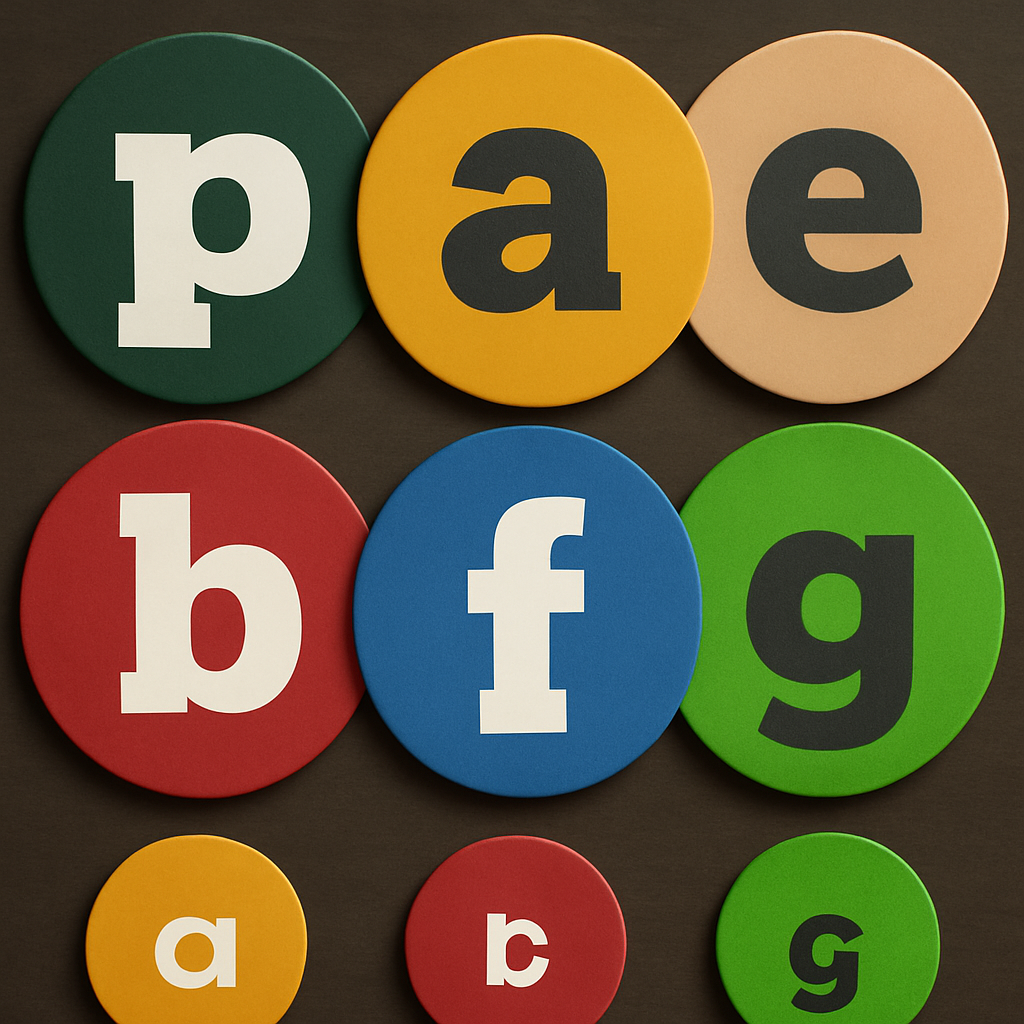 Foaming small a.b.c (Circle Shape)