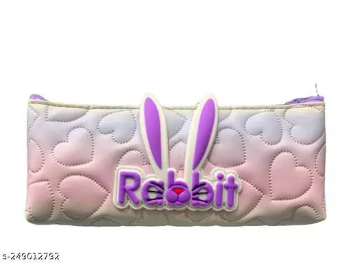 New Rabbit Theme Pencil Pouch For School Kids