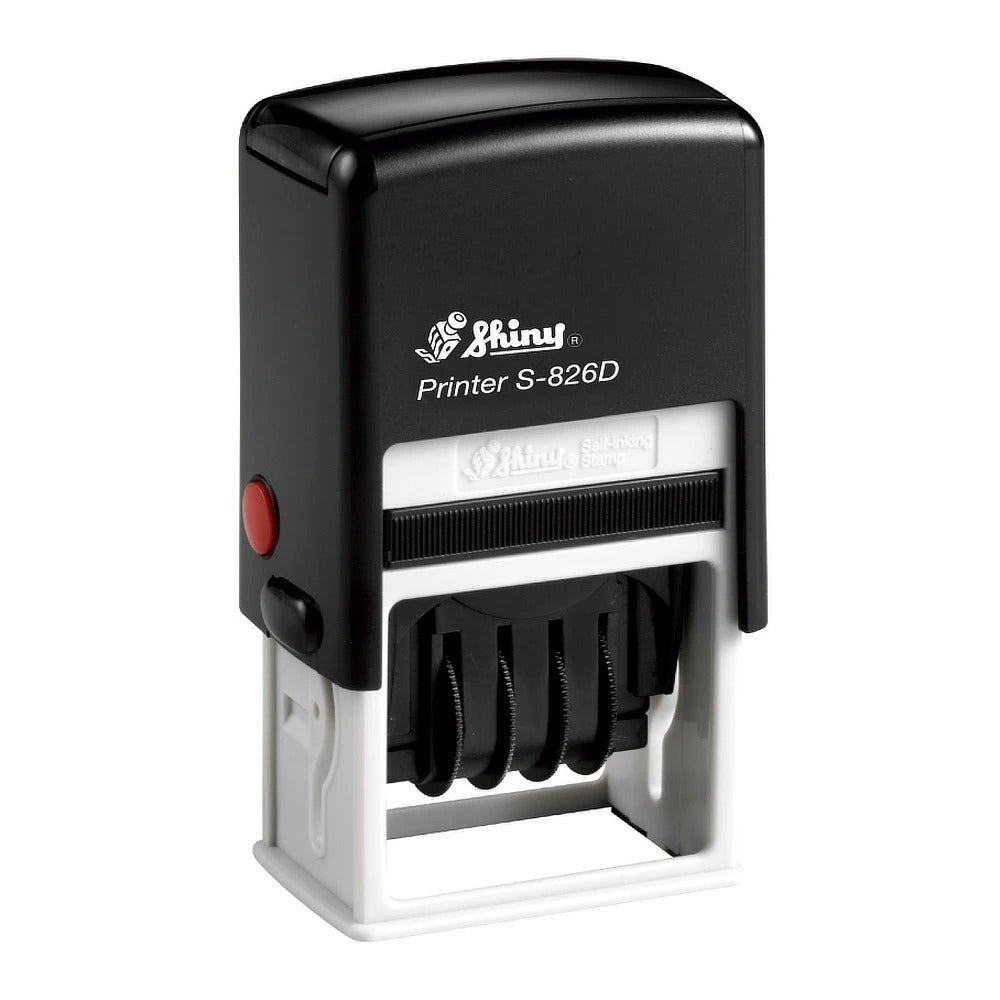 Shiny Self-Inking Stamp Date Sizes I S-826D, S-827D & S-828D