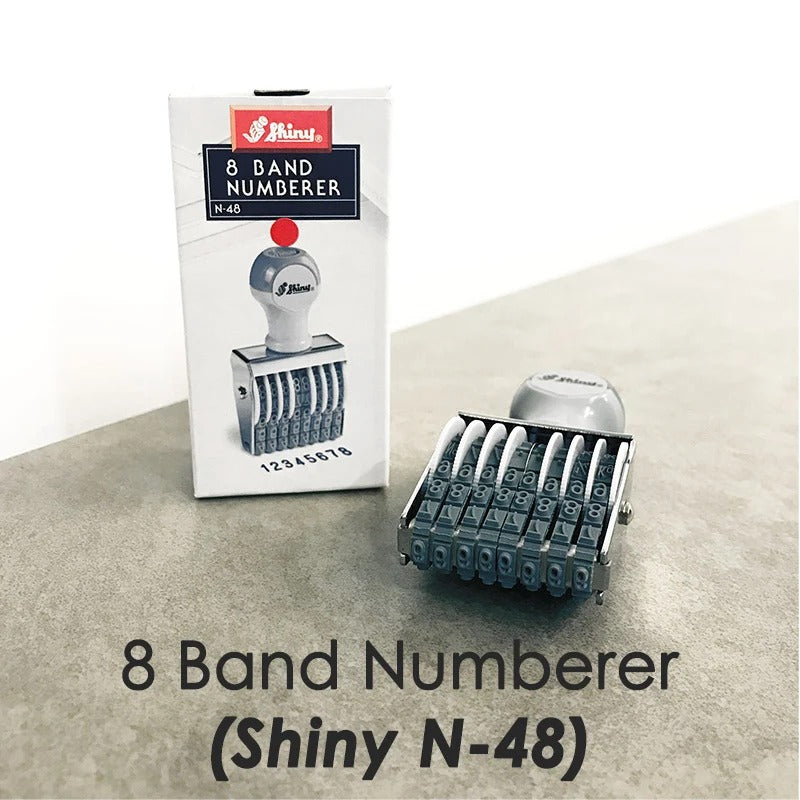 Shiny 8-Band Numbering Stamp – N-18, N-28 & N-48