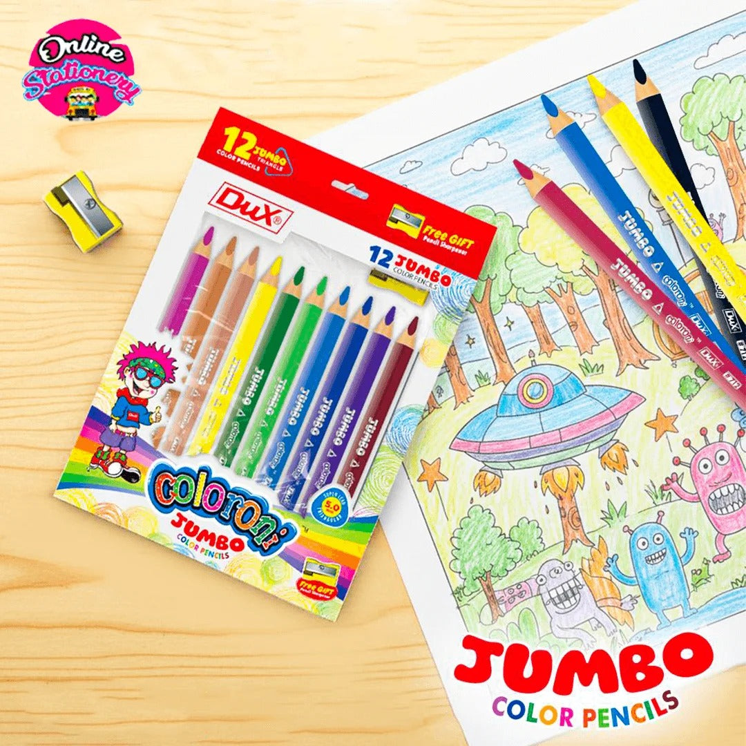 Dux Coloroni 12 Jumbo Color Pencil (712)