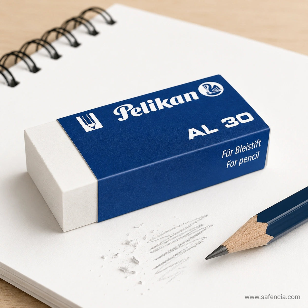 Pelikan Eraser 2 Pcs – AL20, AL30 & AS40 | Premium Pencil Eraser for School, Office & Drawing