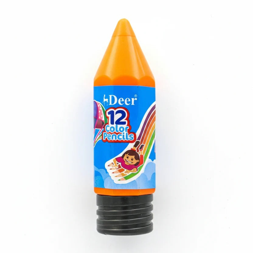 Deer Color Pencils Jar