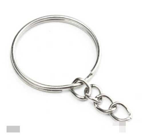 Stainless Steel Key Rings Golden and Silver 1pc