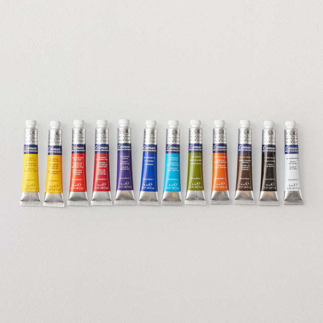 Winsor & Newton Cotman Watercolour Assorted Colours Tube 8ml Set of 12