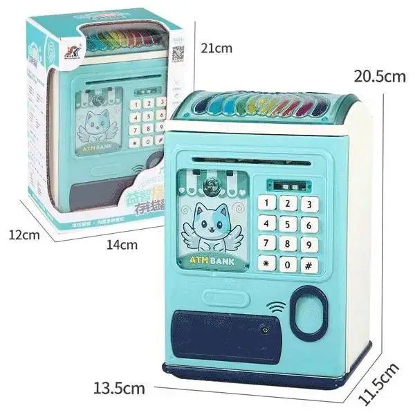 Kids' Money Box – Password & Fingerprint Save Safe